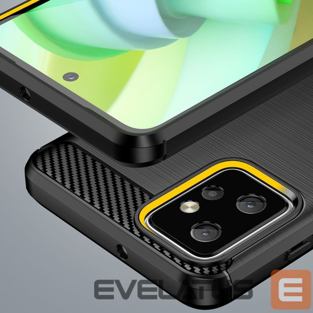 Чехол на заднюю панель Hurtel Carbon Case for Motorola Moto G Power 2023 flexible silicone carbon cover black