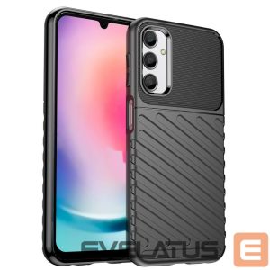Чехол на заднюю панель Hurtel  Thunder Case case for Samsung Galaxy A24 4G silicone armor case black 