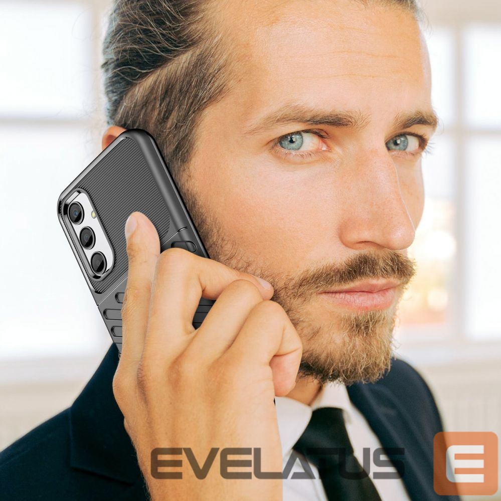 Чехол на заднюю панель Hurtel Thunder Case case for Samsung Galaxy A24 4G silicone armor case black
