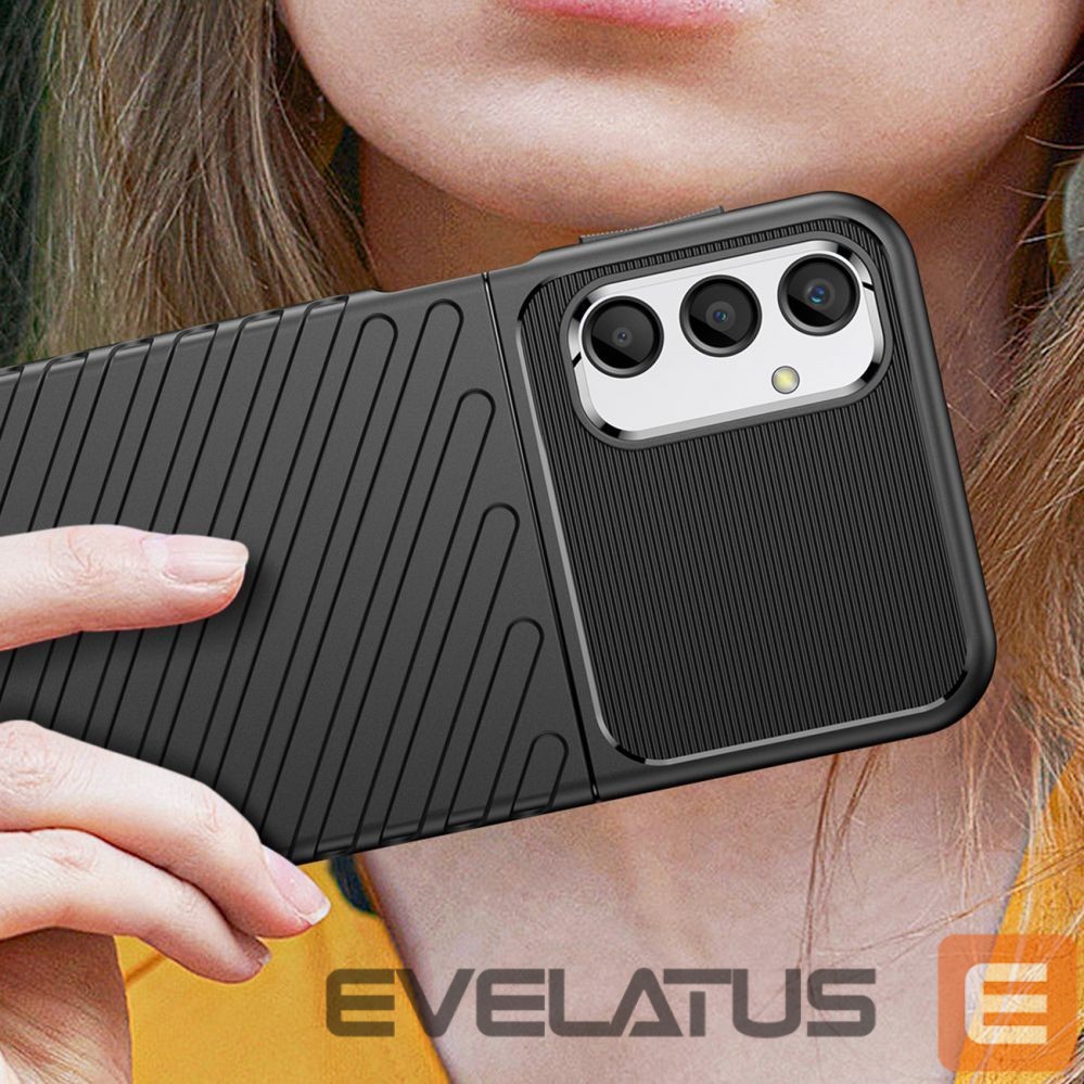 Чехол на заднюю панель Hurtel Thunder Case case for Samsung Galaxy A24 4G silicone armor case black