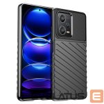 Чехол на заднюю панель Hurtel  Thunder Case case for Xiaomi Redmi Note 12 Pro+ silicone armor case black 