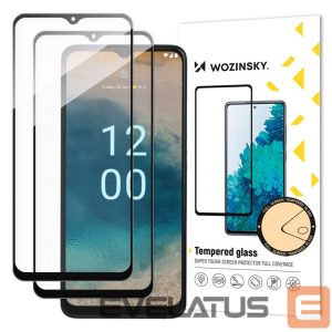 Защитное стекло Wozinsky - Wozinsky Full Glue Tempered Glass 2x Tempered Glass For Nokia G22 9H Full Screen Full Cover With Black Frame 