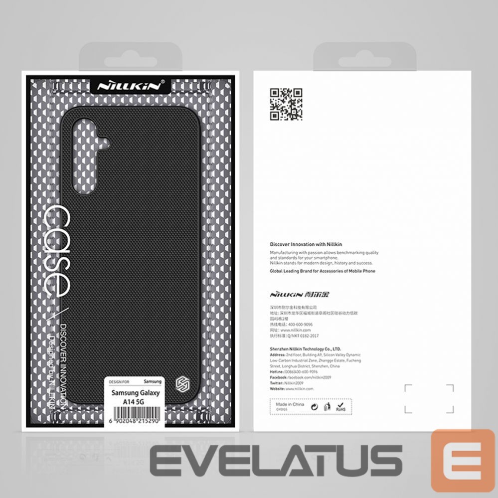 Чехол на заднюю панель Nillkin Nillkin Textured Case Case for Samsung Galaxy A14 5G / Galaxy A14 Reinforced Nylon Cover Black