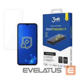 Защитная плёнка 3MK  Screen protector for Samsung Galaxy A34 5G antibacterial screen protector for gamers from the 3mk Silver Protection+ series 