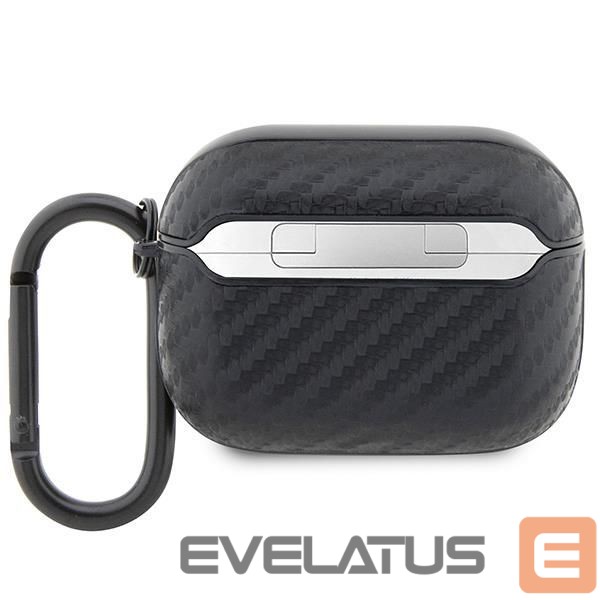 Чехол на заднюю панель BMW BMW BMAPWMPUCA2 AirPods Pro cover black/black Carbon Double Metal Logo