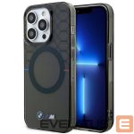 Чехол на заднюю панель BMW  Case BMW BMHMP14LHGPK iPhone 14 Pro 6.1" Grey/Grey Pattern MagSafe 