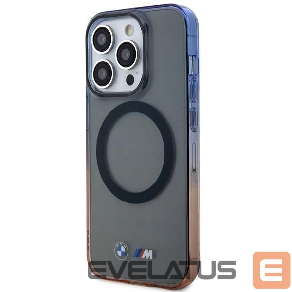 Чехол на заднюю панель BMW Case BMW BMHMP14LHTGE iPhone 14 Pro 6.1" grey/grey hardcase Gradient Bumper MagSafe
