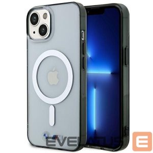 Чехол на заднюю панель BMW  BMW BMHMP14SHCRS iPhone 14 6.1" case transparent hardcase Silver Ring MagSafe 