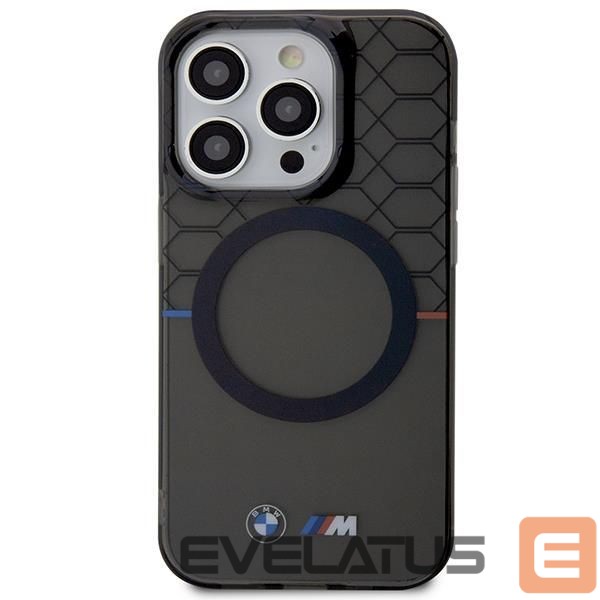 Чехол на заднюю панель BMW Case BMW BMHMP14XHGPK iPhone 14 Pro Max 6.7" grey/grey hardcase Pattern MagSafe