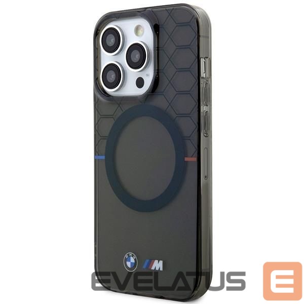 Чехол на заднюю панель BMW Case BMW BMHMP14XHGPK iPhone 14 Pro Max 6.7" grey/grey hardcase Pattern MagSafe