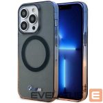 Чехол на заднюю панель BMW  Case BMW BMHMP14XHTGE iPhone 14 Pro Max 6.7" grey/grey hardcase Gradient Bumper MagSafe 
