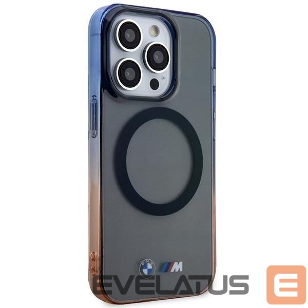 Чехол на заднюю панель BMW Case BMW BMHMP14XHTGE iPhone 14 Pro Max 6.7" grey/grey hardcase Gradient Bumper MagSafe