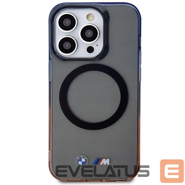 Чехол на заднюю панель BMW Case BMW BMHMP14XHTGE iPhone 14 Pro Max 6.7" grey/grey hardcase Gradient Bumper MagSafe
