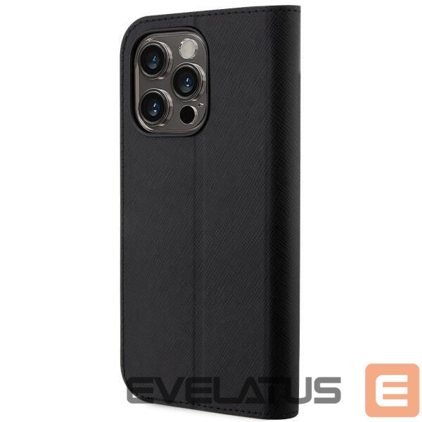 Чехол на заднюю панель Karl Lagerfeld Karl Lagerfeld KLBKP14LSANKCPK iPhone 14 Pro 6.1" bookcase black/black Saffiano Karl & Choupette