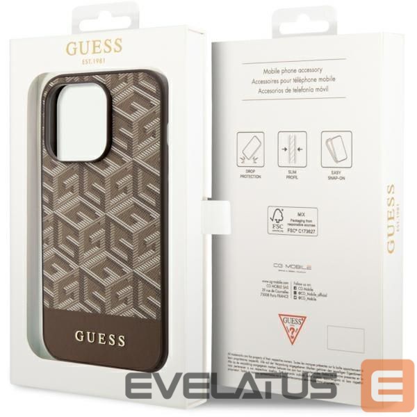 Чехол на заднюю панель Guess Brown