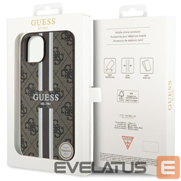 Чехол на заднюю панель Guess Brown