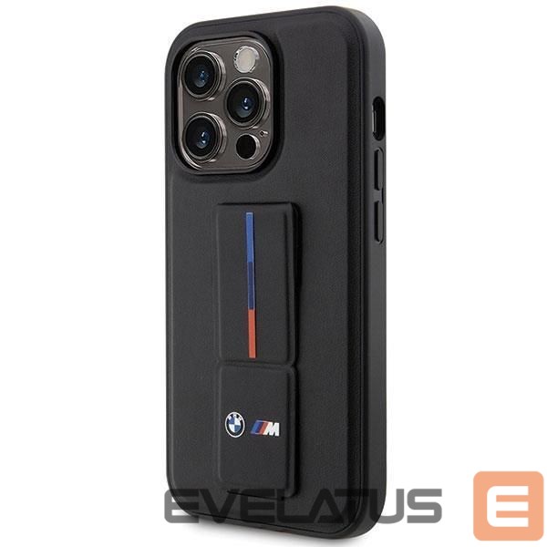 Чехол на заднюю панель BMW Case BMW BMHCP14X22GSLK iPhone 14 Pro Max 6.7" black/black hardcase Grip Hot Stamp