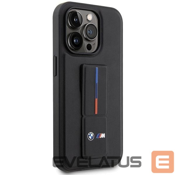 Чехол на заднюю панель BMW Case BMW BMHCP14X22GSLK iPhone 14 Pro Max 6.7" black/black hardcase Grip Hot Stamp