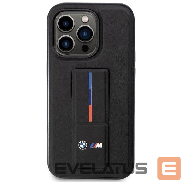 Чехол на заднюю панель BMW Case BMW BMHCP14X22GSLK iPhone 14 Pro Max 6.7" black/black hardcase Grip Hot Stamp