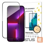 Защитное стекло Wozinsky  Wozinsky Full Glue iPhone 15 Pro Max Case Friendly Tempered Glass with Frame - Black 