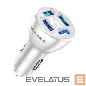 Кабель Wozinsky  Wozinsky WCCAW 50W 4x USB-A QC car charger - white 