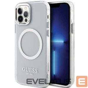 Чехол на заднюю панель Guess  Silver || Transparent 