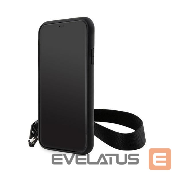 Чехол на заднюю панель Karl Lagerfeld Karl Lagerfeld KLHCN61SAKLMBSK iPhone 11 / Xr 6.1" black/black hardcase Monogram Losange Saffiano