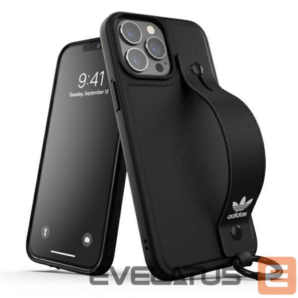 Чехол на заднюю панель Adidas Adidas OR Hand Strap Case iPhone 13 Pro Max 6.7" black/black 47139