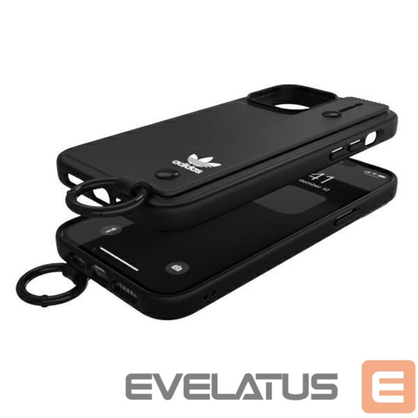 Чехол на заднюю панель Adidas Adidas OR Hand Strap Case iPhone 13 Pro Max 6.7" black/black 47139