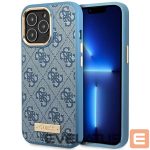 Чехол на заднюю панель Guess  Guess GUHMP14LU4GPRB iPhone 14 Pro 6.1" blue/blue hard case 4G Logo Plate MagSafe 