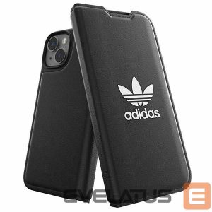 Чехол на заднюю панель Adidas  Adidas OR Booklet Case BASIC iPhone 14 6.1" black/black white 50181 
