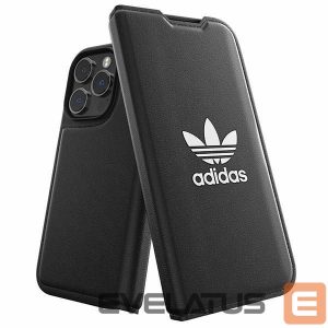 Чехол на заднюю панель Adidas  Adidas OR Booklet Case BASIC iPhone 14 Pro 6.1" black/black white 50182 