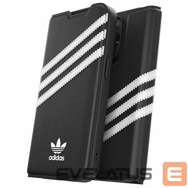 Чехол на заднюю панель Adidas Adidas OR Booklet Case PU iPhone 14 Pro black/white 50196