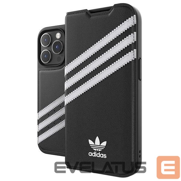 Чехол на заднюю панель Adidas Adidas OR Booklet Case PU iPhone 14 Pro black/white 50196