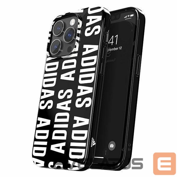 Чехол на заднюю панель Adidas Adidas OR Snap Case Logo iPhone 14 Pro 6.1" black/black 50246