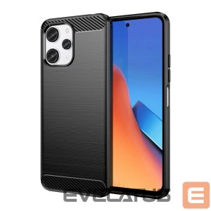 Чехол на заднюю панель Hurtel  Flexible carbon pattern case for Xiaomi Redmi 12 Carbon Case - black 