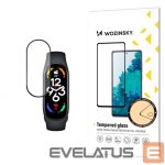 Чехол на заднюю панель Wozinsky  Durable Wozinsky Full Glue Full Screen Tempered Glass with Frame for Xiaomi Mi Band 8 - Black 