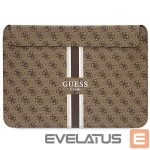 Чехол на заднюю панель Guess  Guess 4G Printed Stripes cover for a 16" laptop - brown 