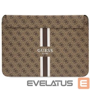 Чехол на заднюю панель Guess  Guess 4G Printed Stripes cover for a 16" laptop - brown 