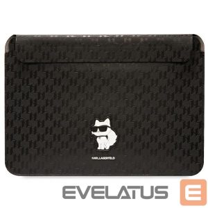 Чехол на заднюю панель Karl Lagerfeld  Karl Lagerfeld Saffiano Monogram Choupette case for a 16" laptop - black 