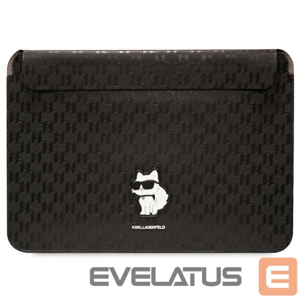 Чехол на заднюю панель Karl Lagerfeld Karl Lagerfeld Saffiano Monogram Choupette case for a 16" laptop - black