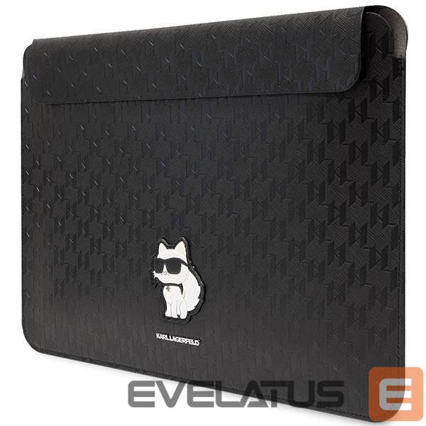 Чехол на заднюю панель Karl Lagerfeld Karl Lagerfeld Saffiano Monogram Choupette case for a 16" laptop - black