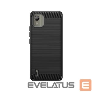 Чехол на заднюю панель Hurtel  Carbon Case silicone case for Nokia C110 - black 