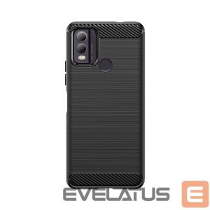 Чехол на заднюю панель Hurtel  Carbon Case silicone case for Nokia C22 - black 