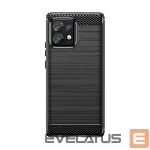 Чехол на заднюю панель Hurtel  Carbon Case silicone case for Motorola Edge 40 Pro - black 