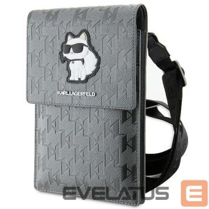 Чехол на заднюю панель Karl Lagerfeld  Silver 