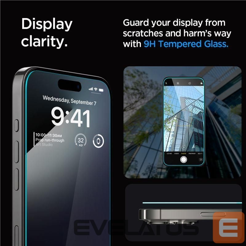 Защитное стекло Spigen 2