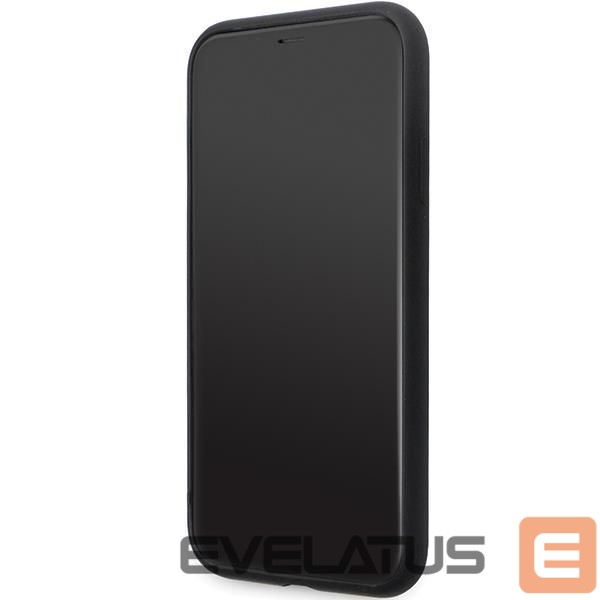 Чехол на заднюю панель Karl Lagerfeld Karl Lagerfeld KLHCN61SMHCNPK case for iPhone 11 / Xr - black Silicone C Metal Pin