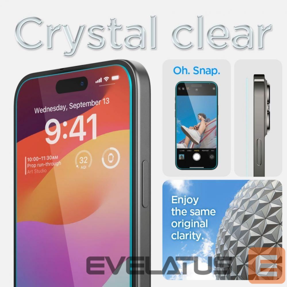 Защитное стекло Spigen 1