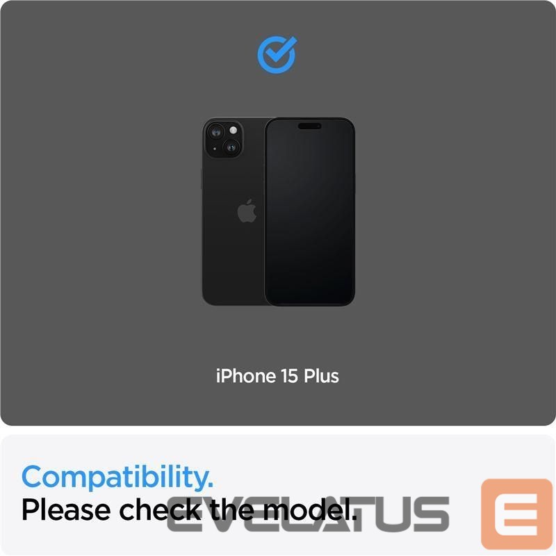 Защитное стекло Spigen - Spigen ALM Glass FC tempered glass for iPhone 15 Plus - black 2 pcs.